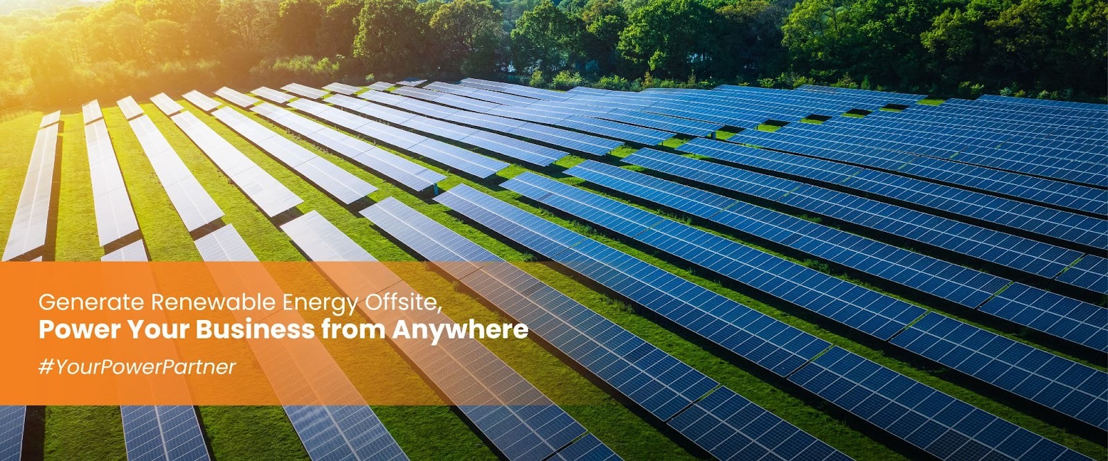 Open access solar farm banner image